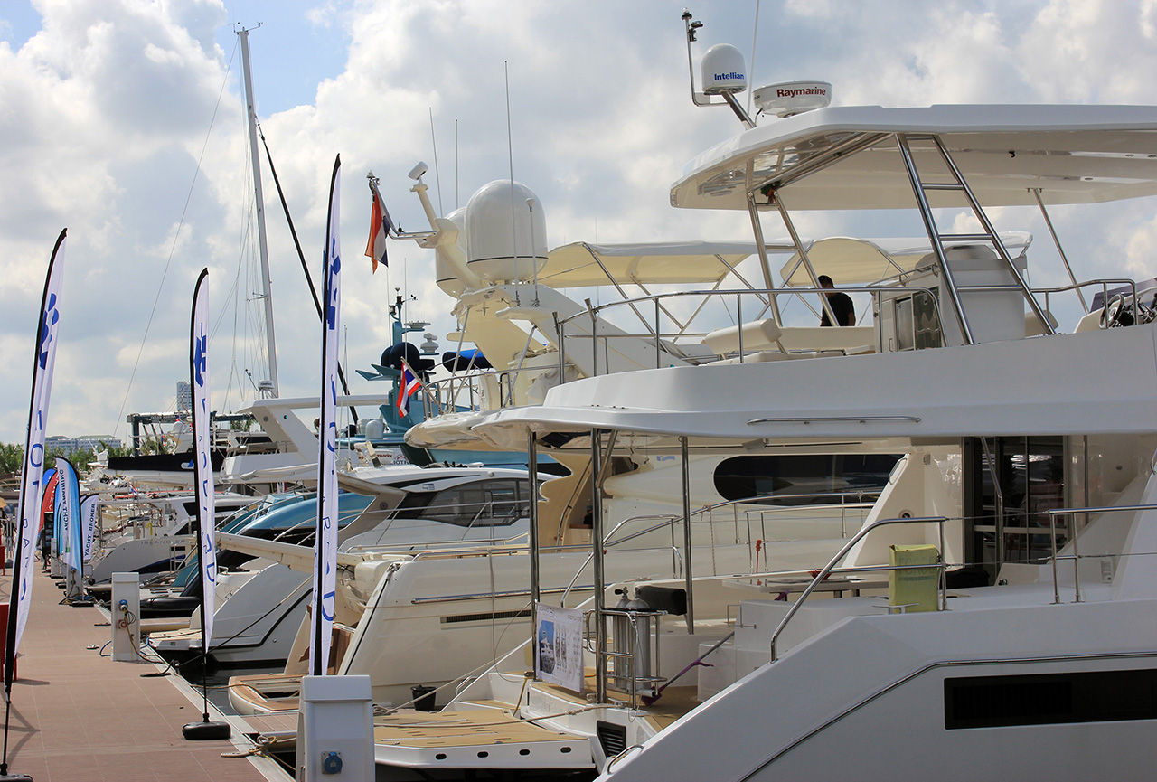 Ocean Marina Pattaya Boat Show 2016 welcomes a record line-up of boats.
